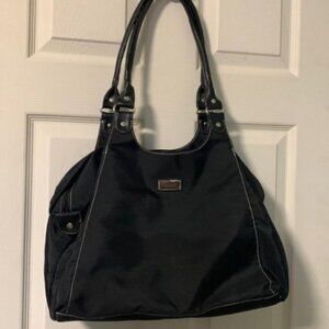 Roots Black Shoulder Bag Tote